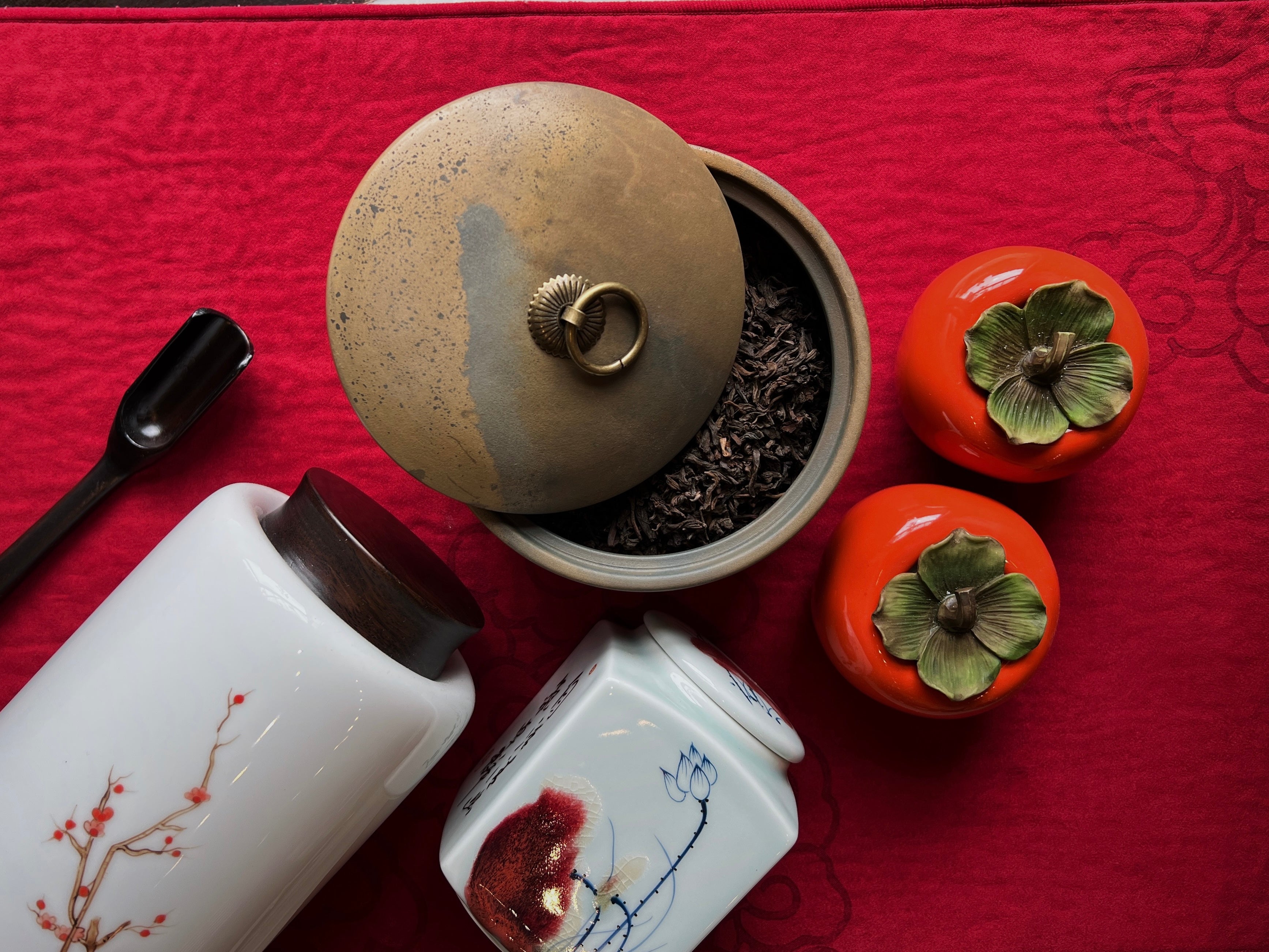 Porcelain Tea Canisters (Caddy) 瓷器茶葉罐
