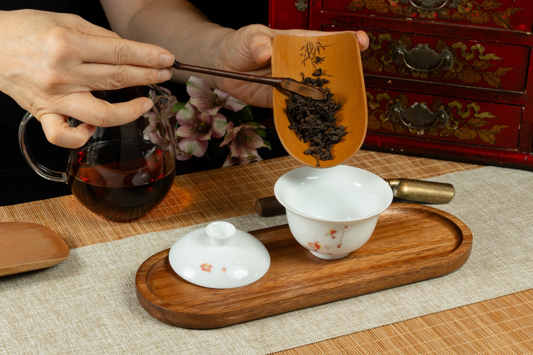 Bamboo Tea Scoop 仿古竹雕茶則 - Bamboo
