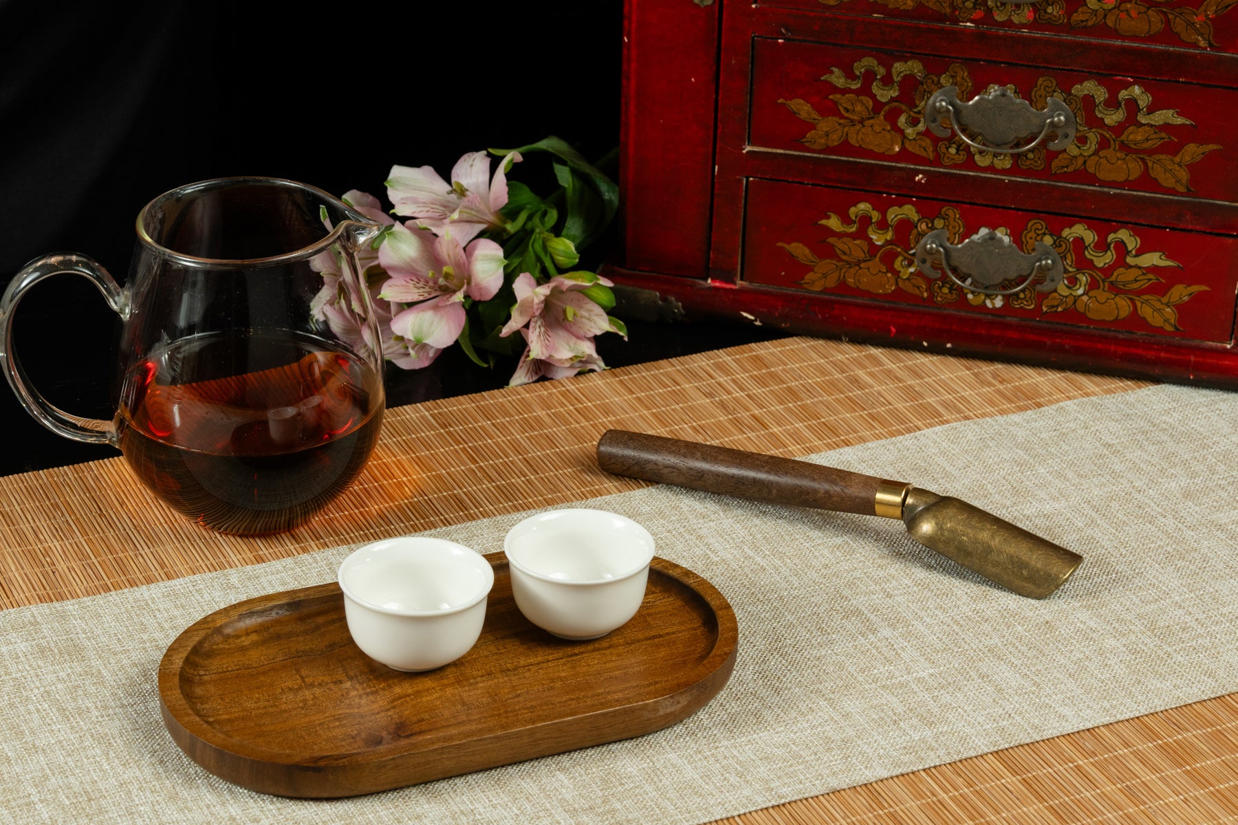 Solid Wood Oval Serving Tray 實木橢圓托