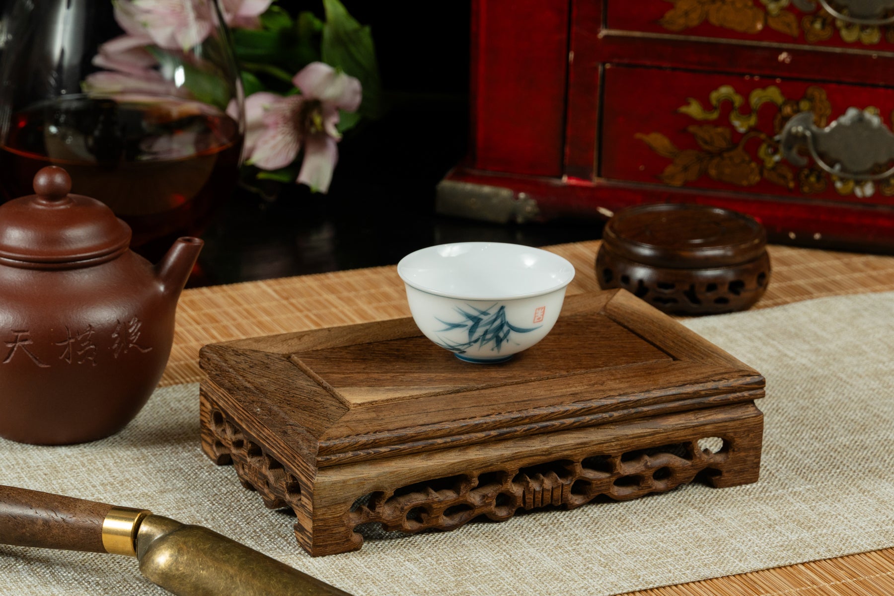 Bamboo Flared Tea Cup 竹子反口杯