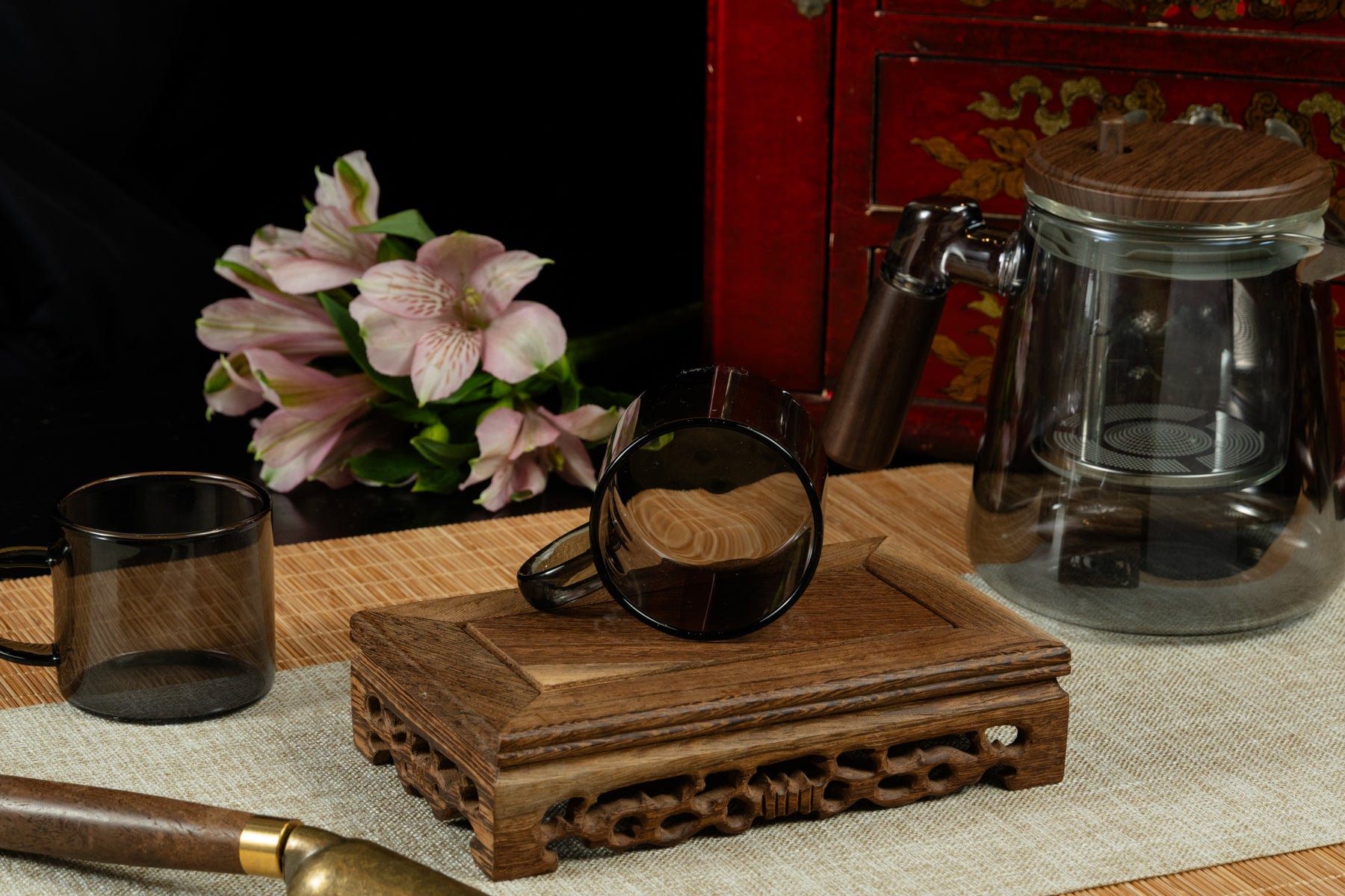 Smoky Glass Tea Cup 煙灰色玻璃茶杯