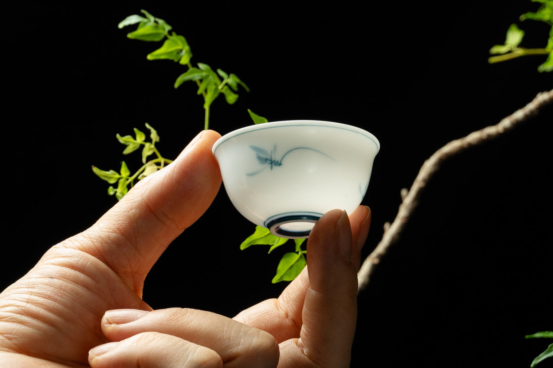 Orchid Flared Tea Cup 蘭花反口杯