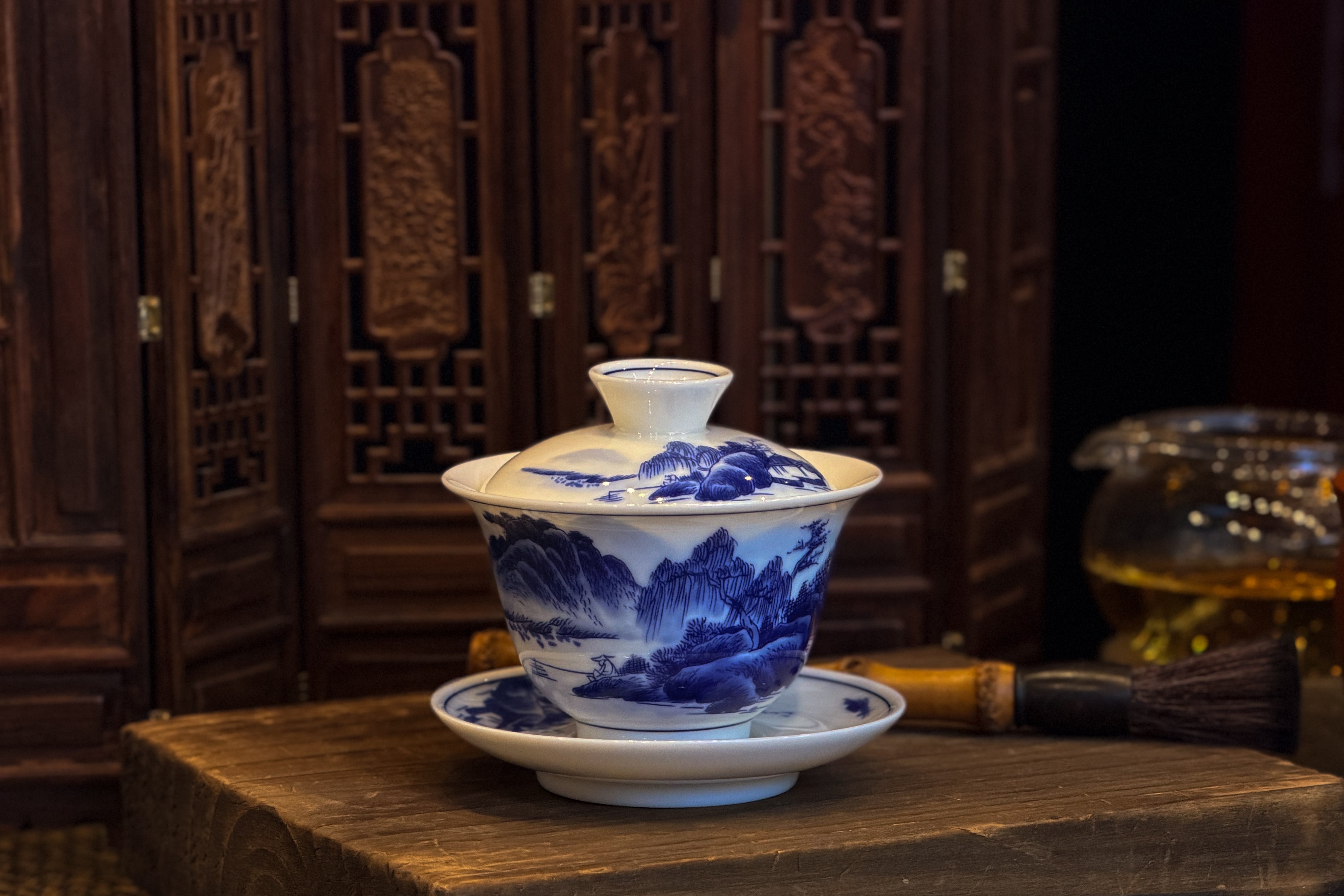 Jiangnan Water Town Gaiwan 江南水鄉蓋碗