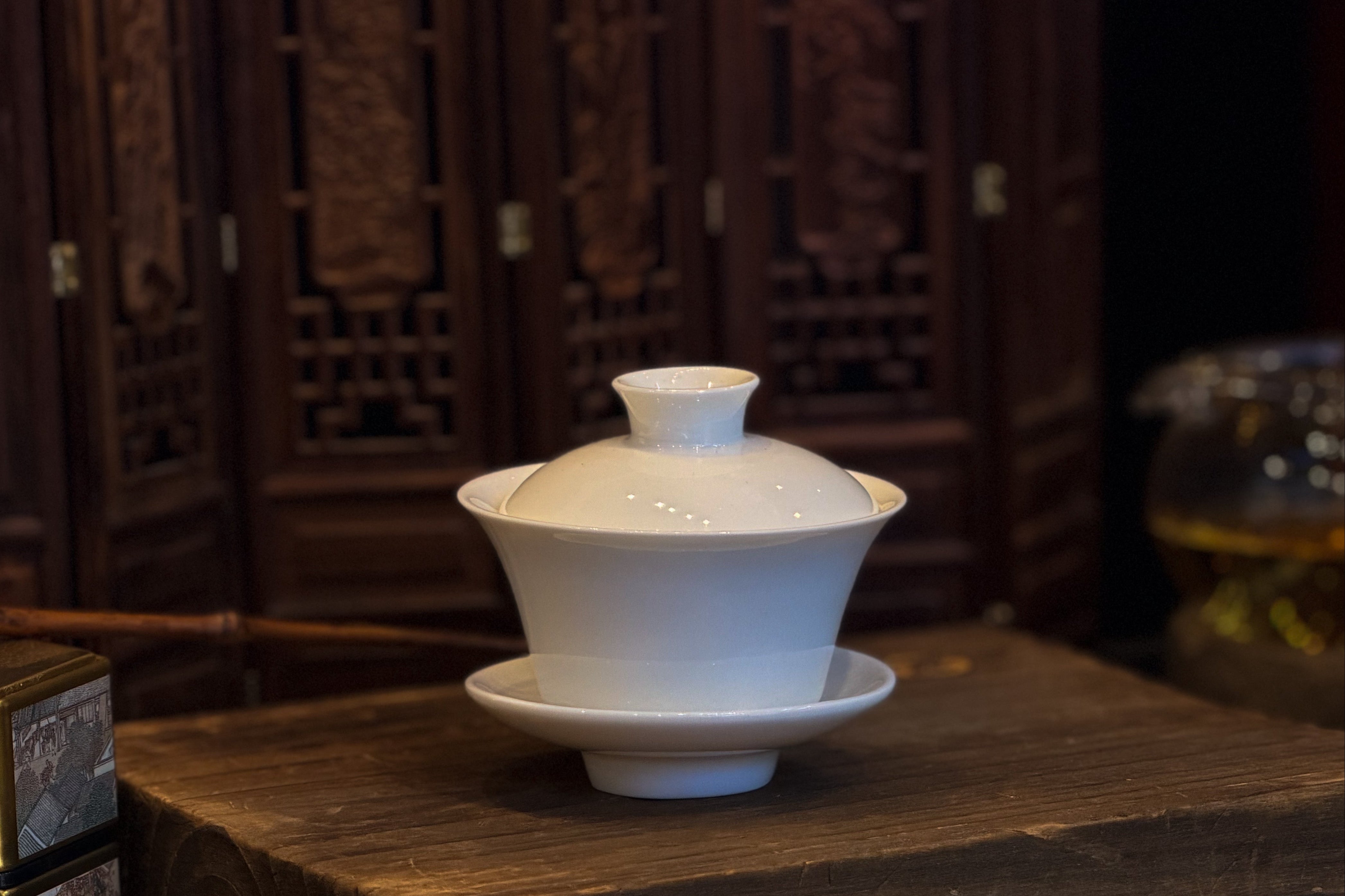 White Porcelain Gaiwan 白瓷三才蓋碗