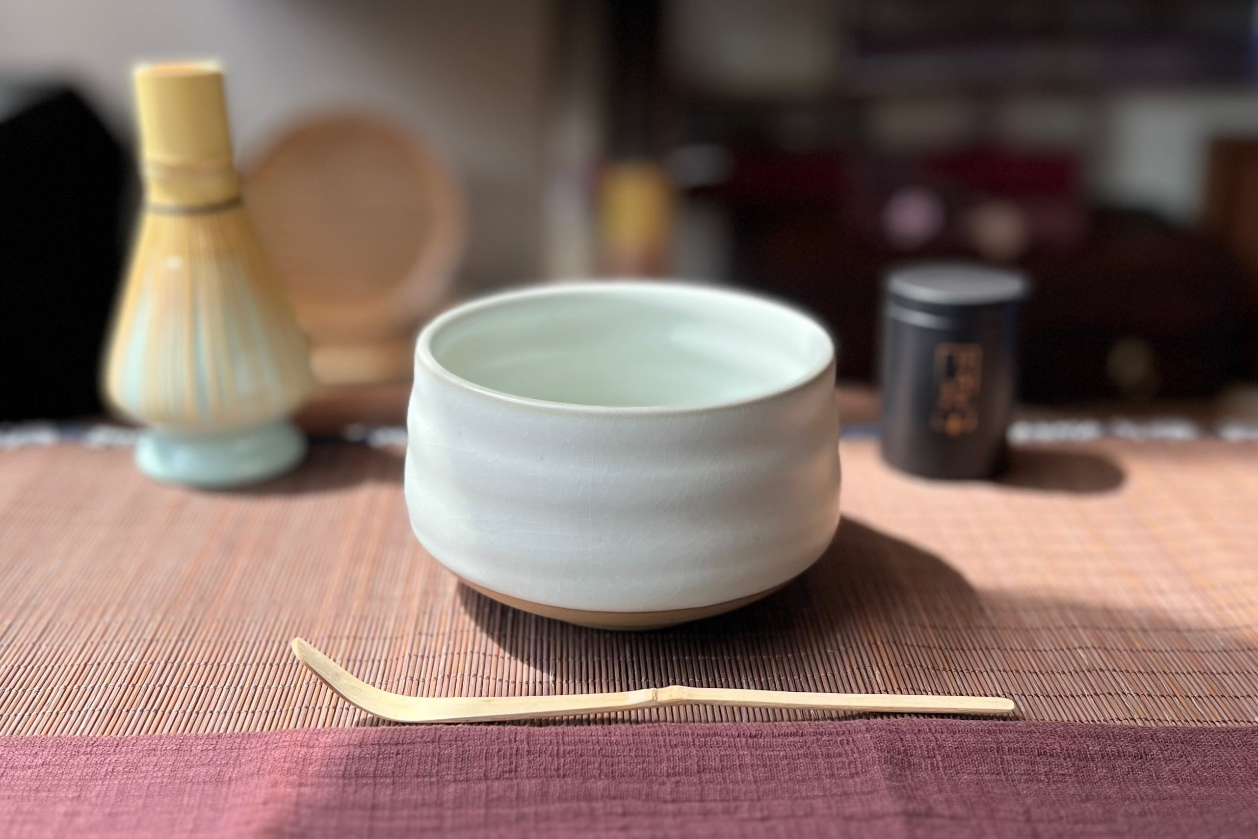 Ru Kiln White Matcha Bowl
