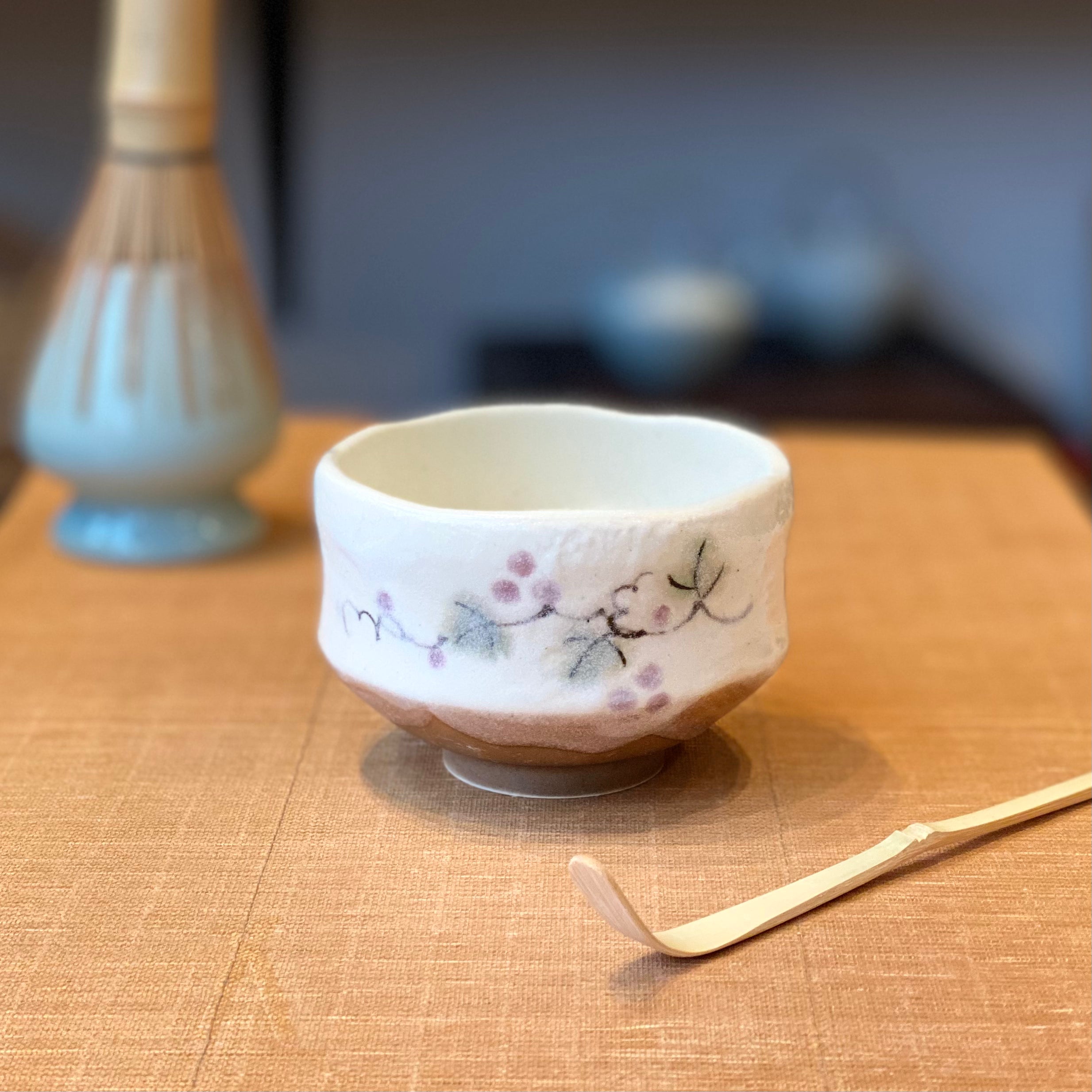 Matcha Bowl - Vine Pearl 抹茶碗-葡萄