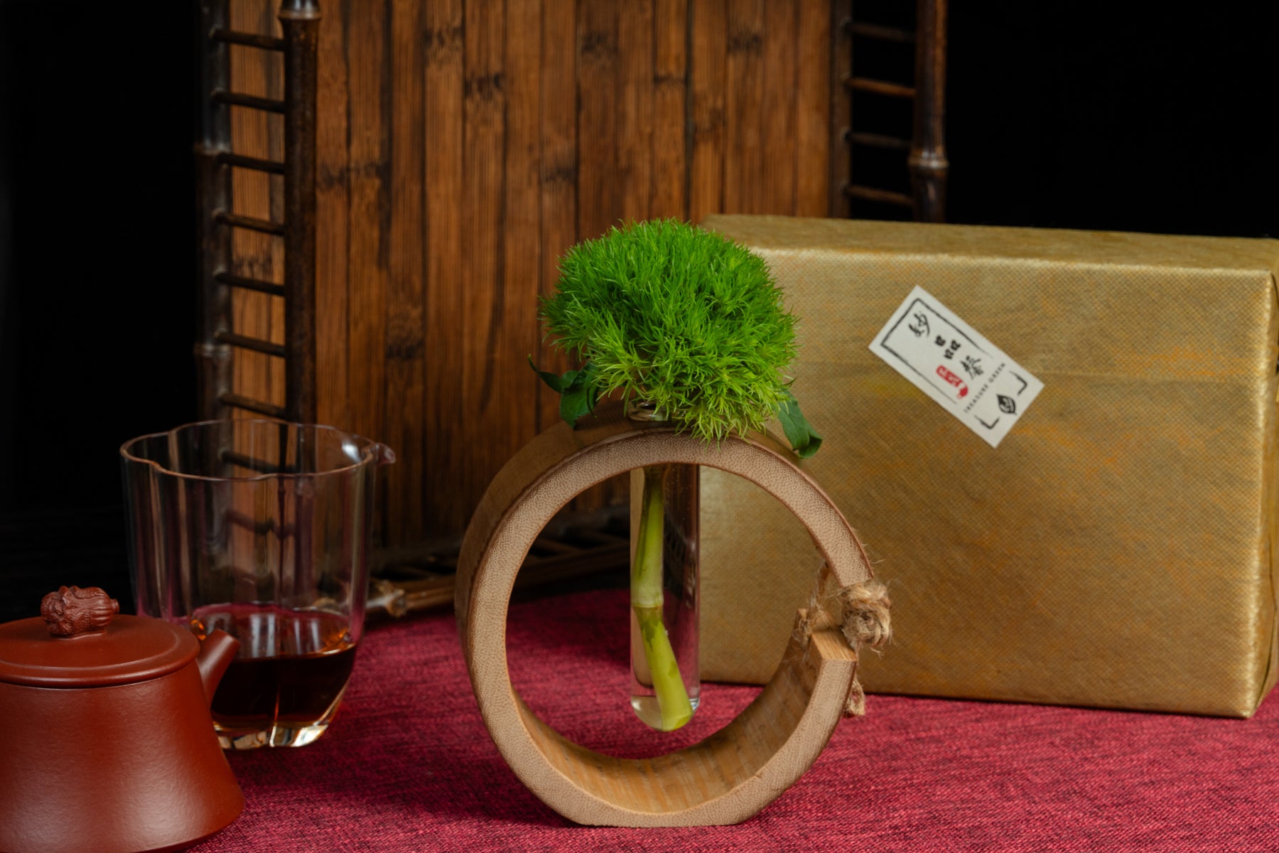 Bamboo Moon Vase 圓竹小花瓶