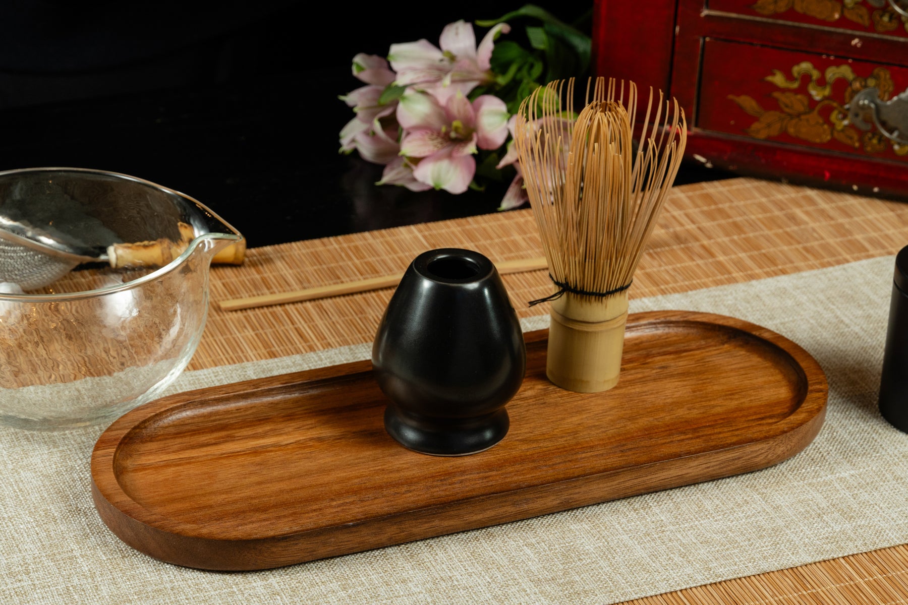 Black Matcha Whisk Holder 黑色茶筅立