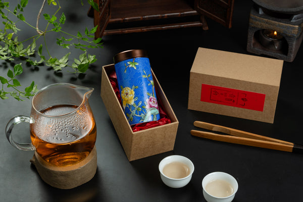 King of Jasmine Silver Tips in Cloisonné Canister 九窨一提茉莉針王