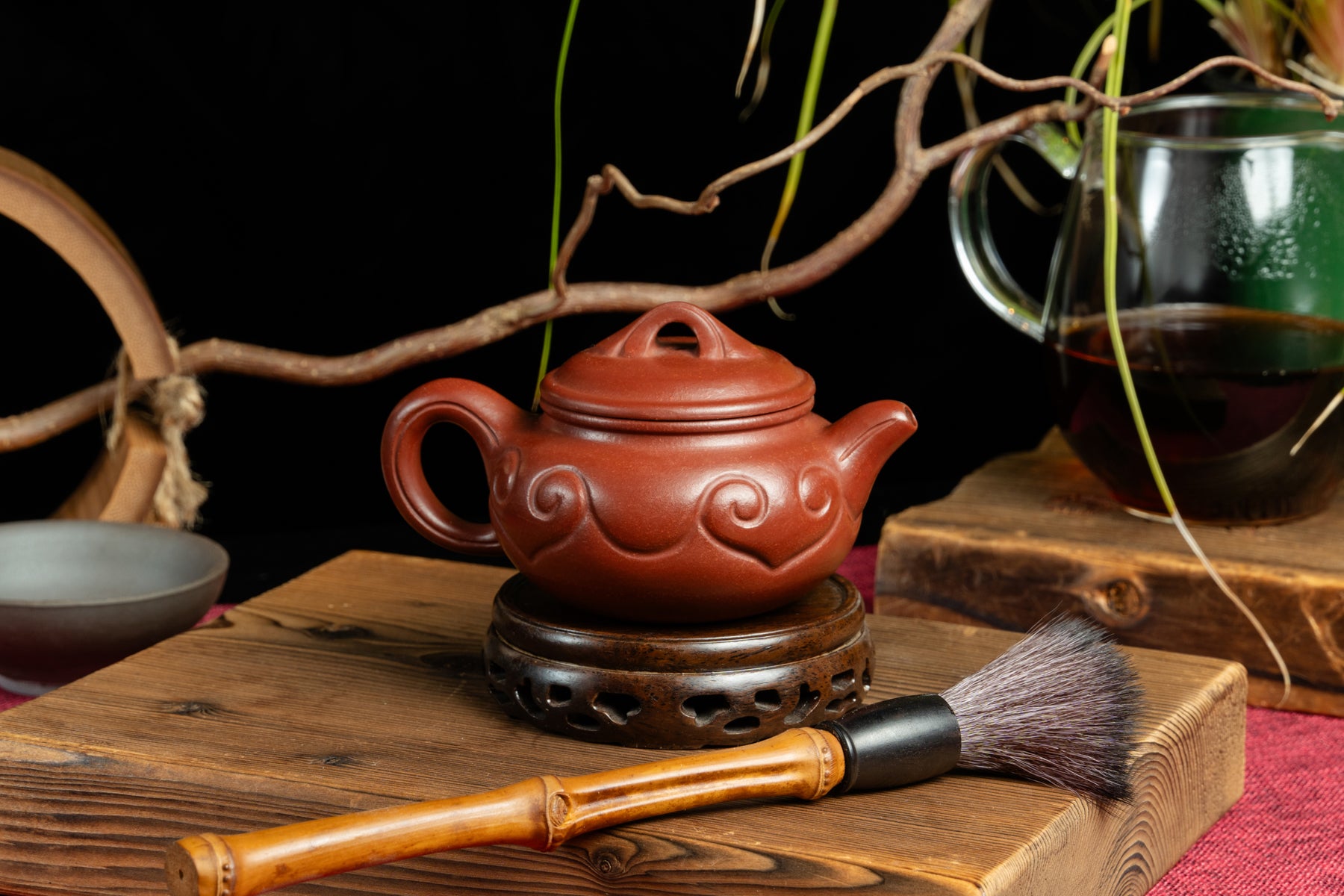 Yixing Terracotta Teapot - Retro Ruyi 仿古如意壺