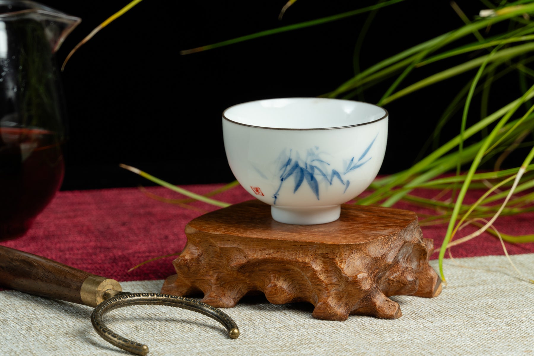 Blue Bamboo Hand-Painted Cup 青竹手繪杯
