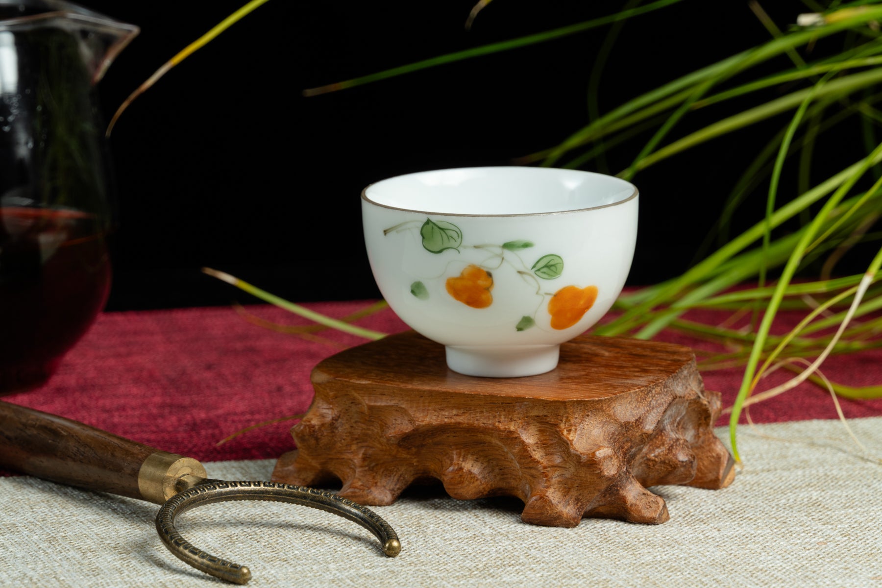 Garden Beauty Hand-Painted Cup 葫蘆手繪杯