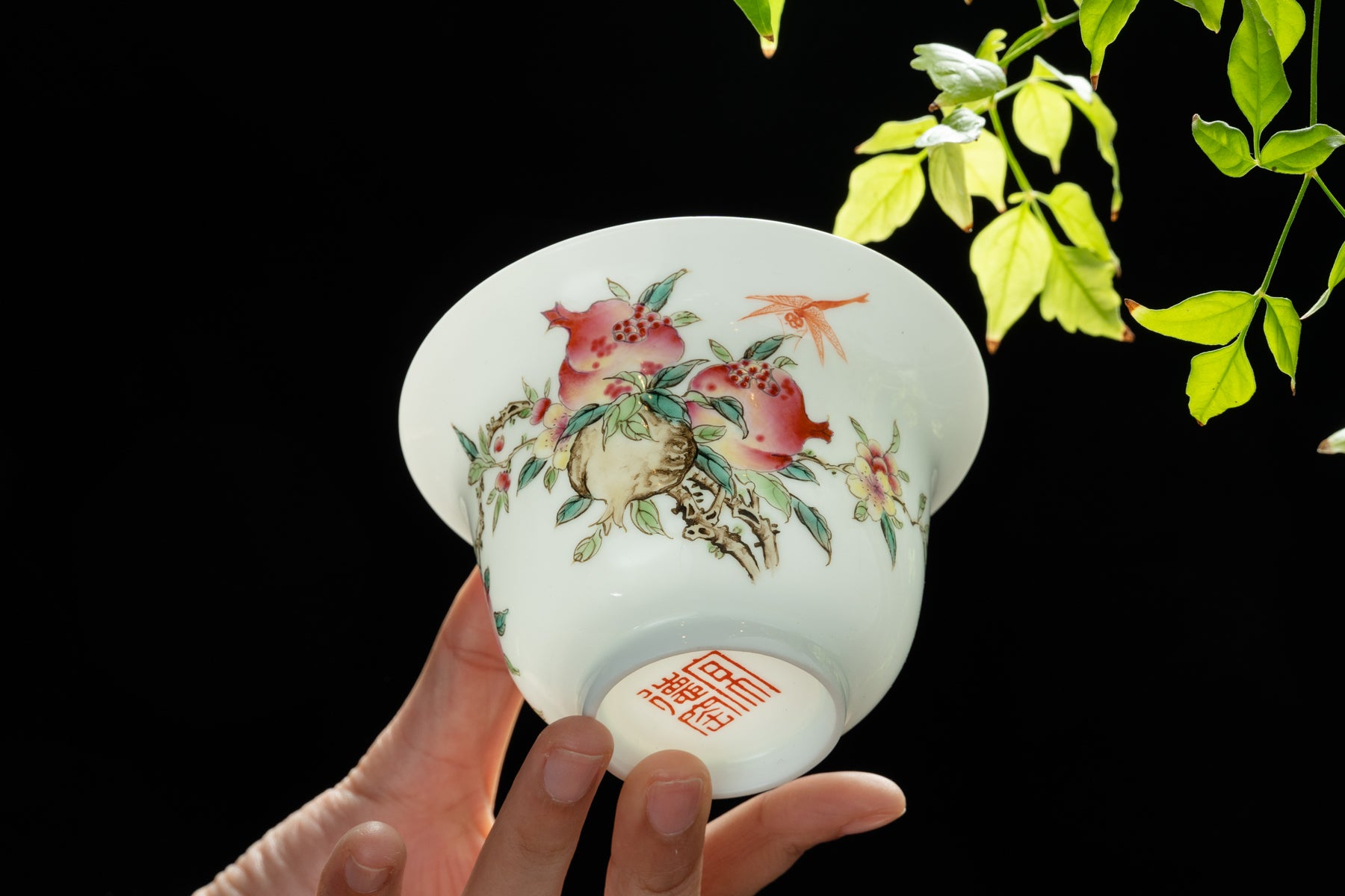 Jingdezhen Eggshell Longevity Gaiwan 景德鎮 蓋碗