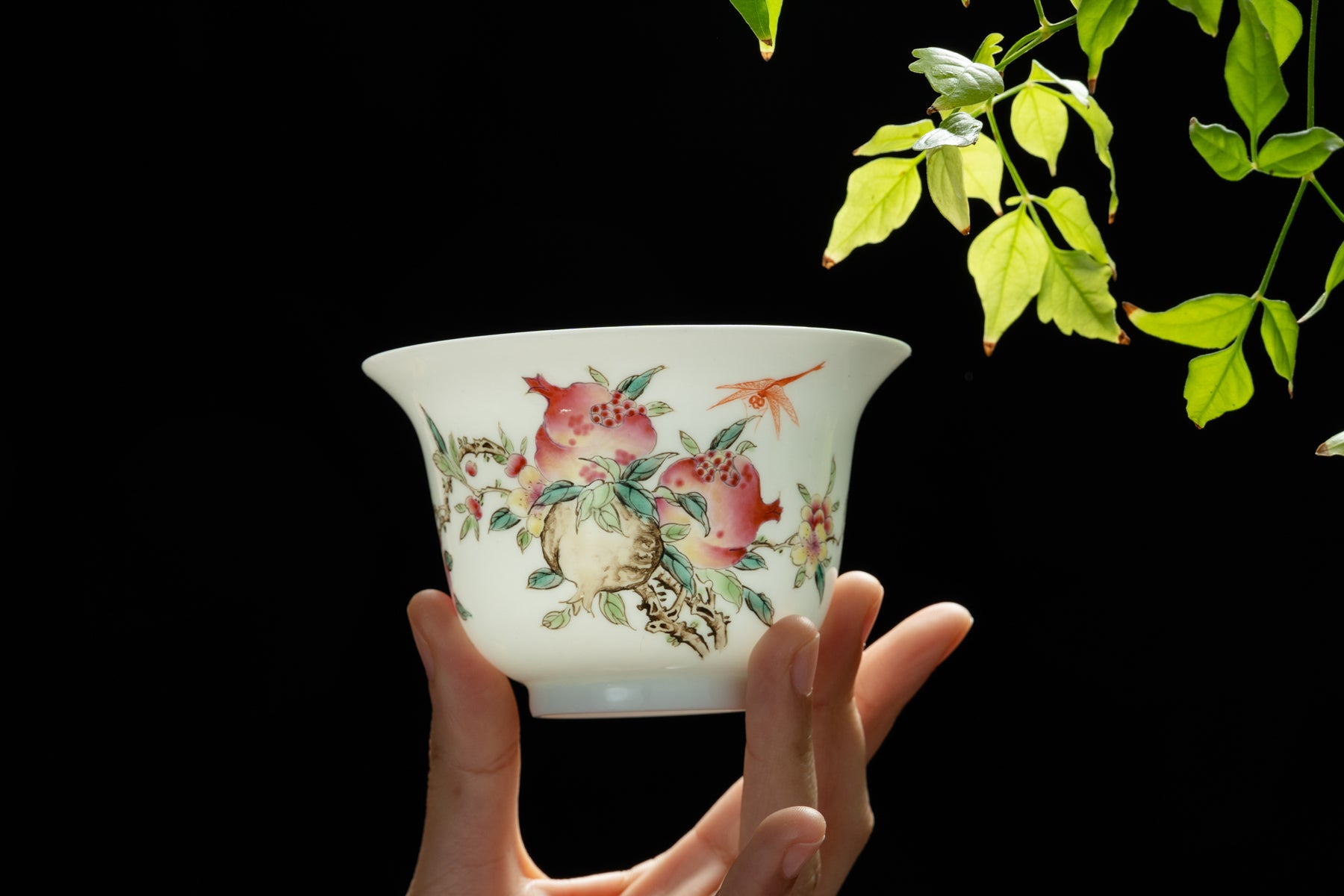 Jingdezhen Eggshell Longevity Gaiwan 景德鎮 蓋碗