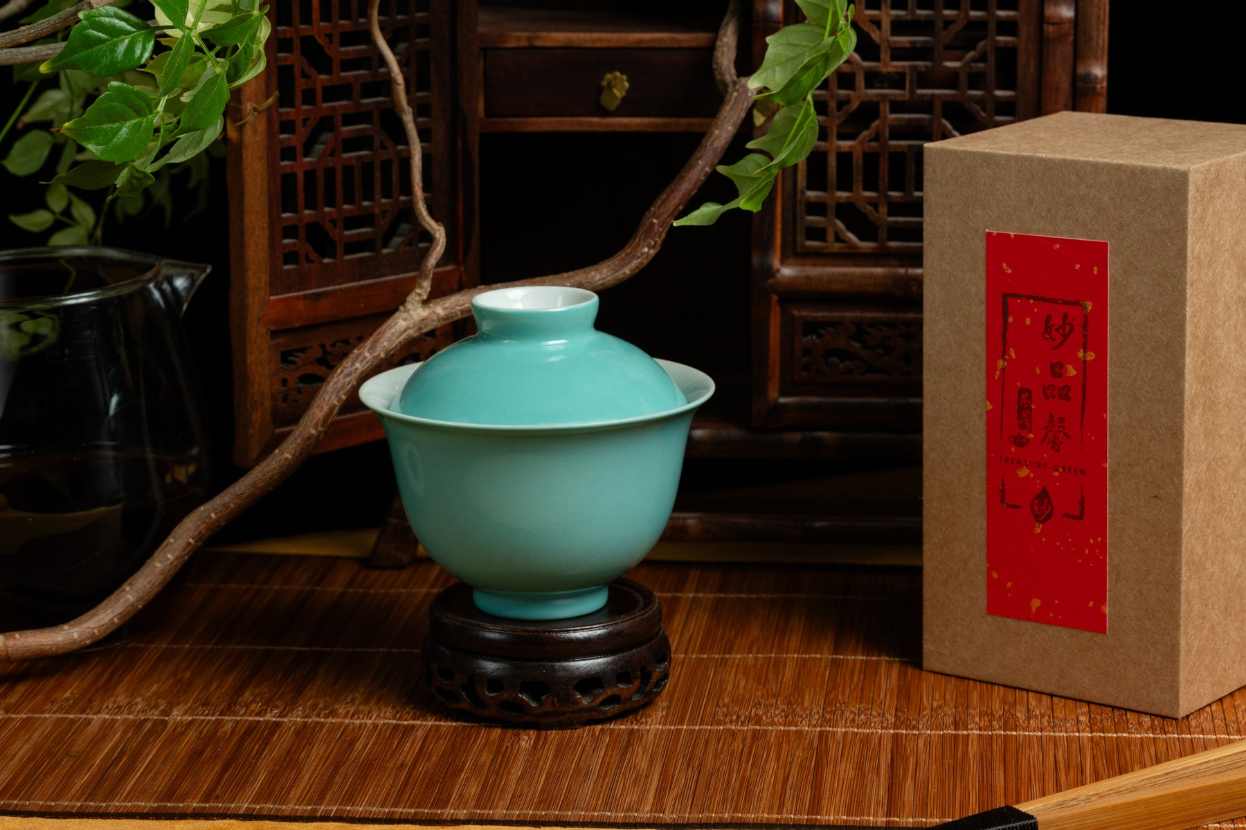 Turquoise Handcrafted Jingdezhen Gaiwan