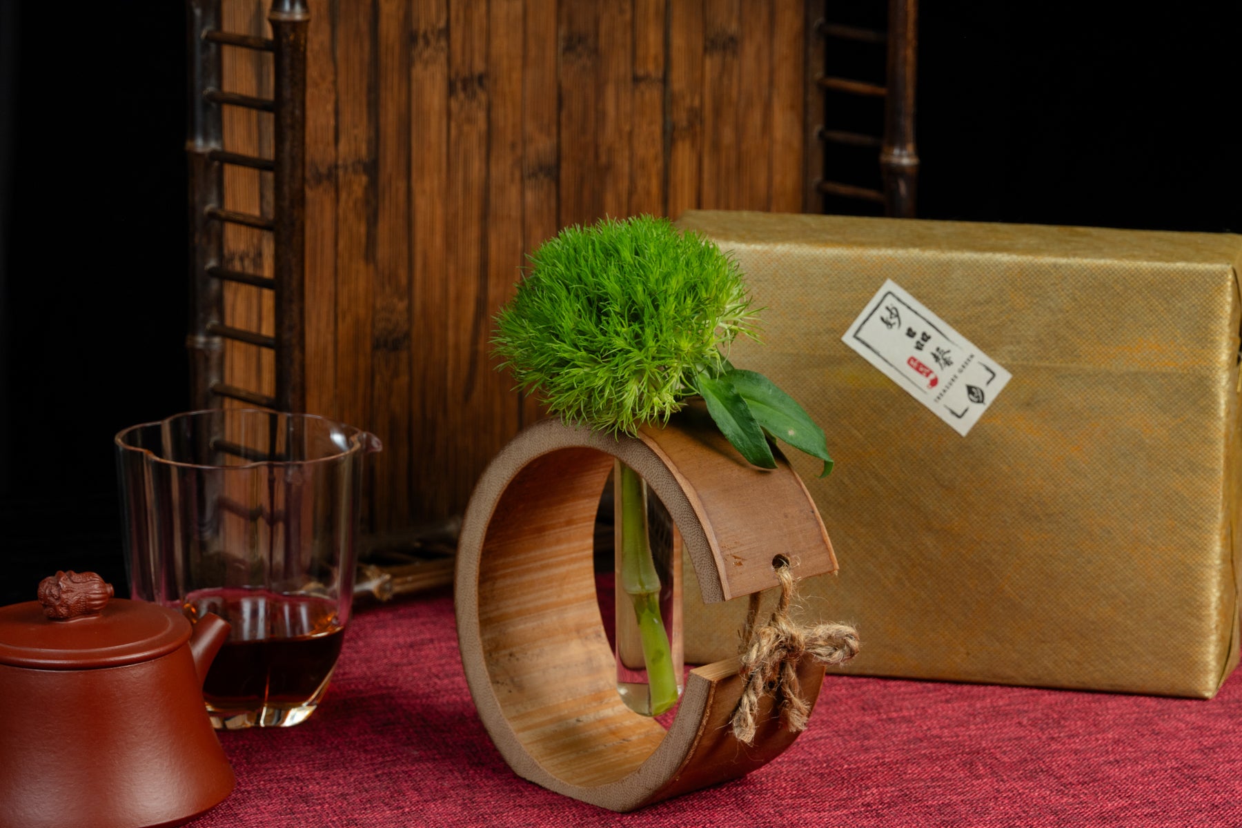 Bamboo Moon Vase 圓竹小花瓶