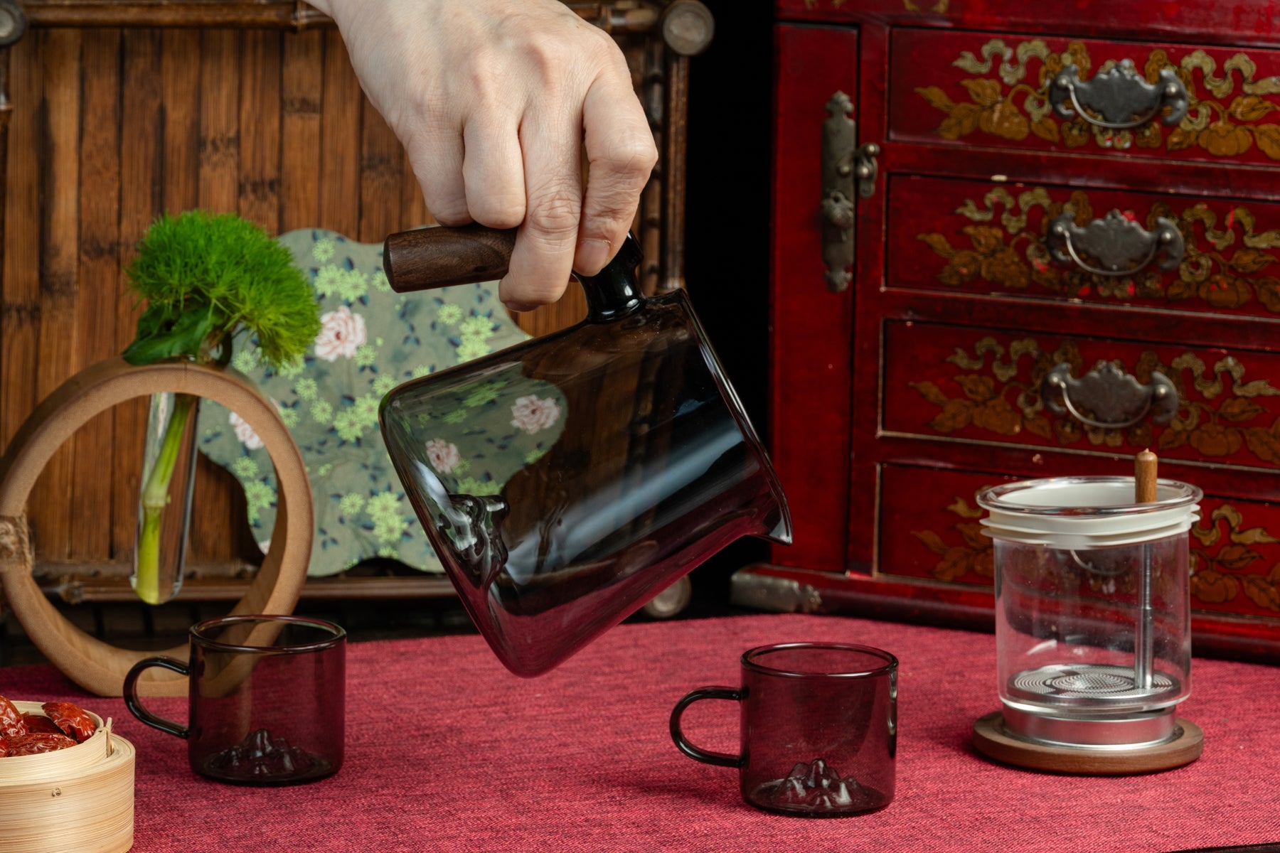 Smoky Grey Glass Cup 全玻璃煙灰小杯