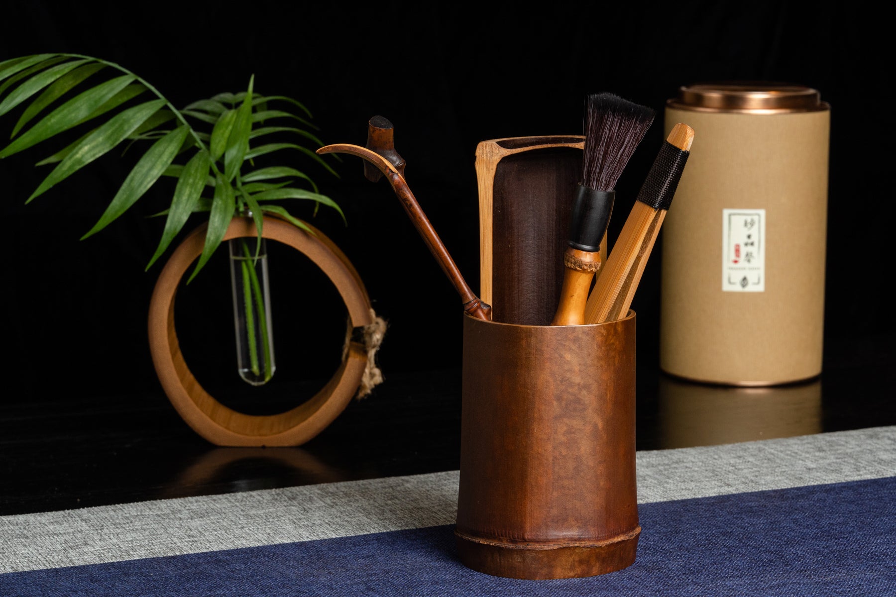Six Scholar Utensil Set 老竹茶道六君子