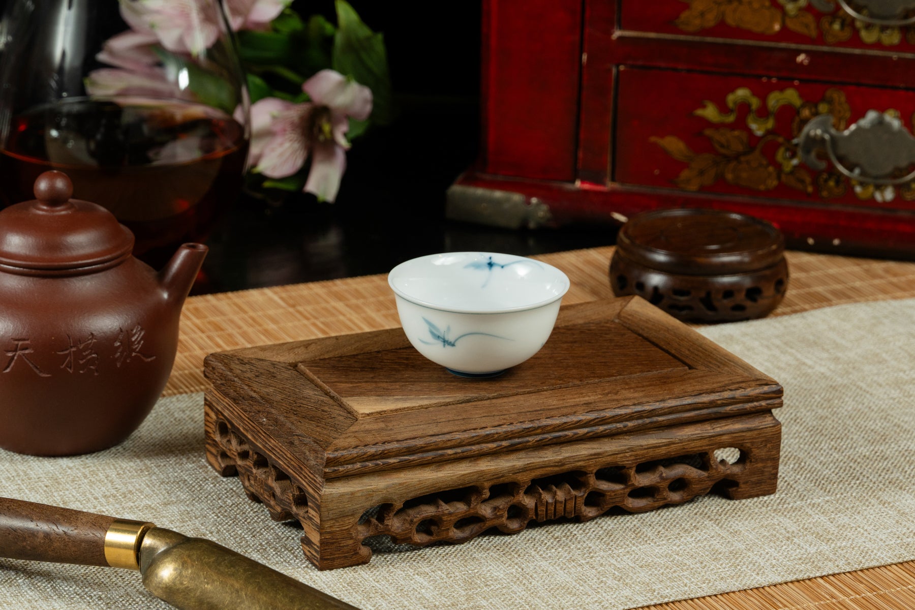 Orchid Flared Tea Cup 蘭花反口杯