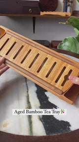 Aged Bamboo Tea Tray - L 原竹茶盤