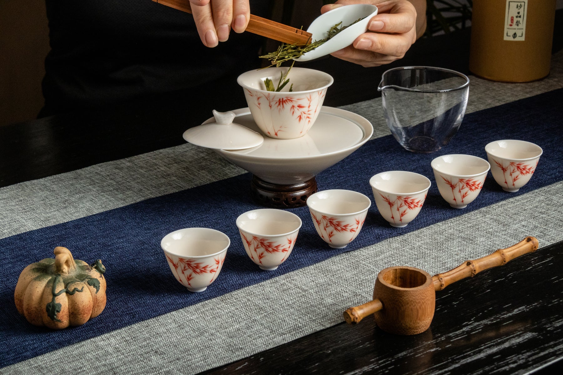 Lark Red Bamboo Set