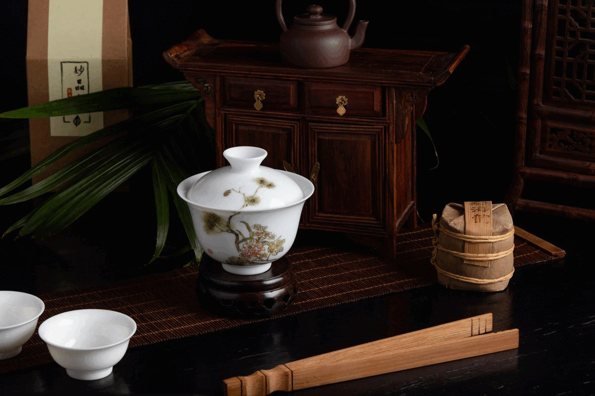 Longevity Charm Gaiwan 兩才小圓蓋(富貴長壽)