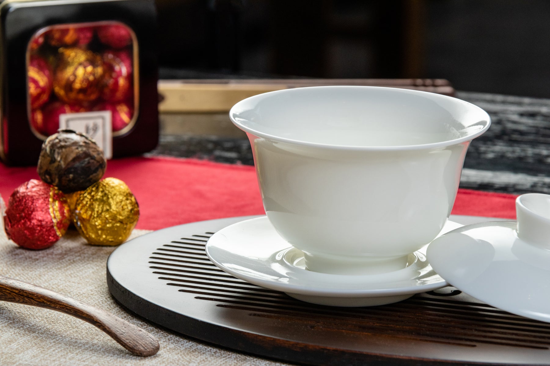 Good Fortune Porcelain Gaiwan