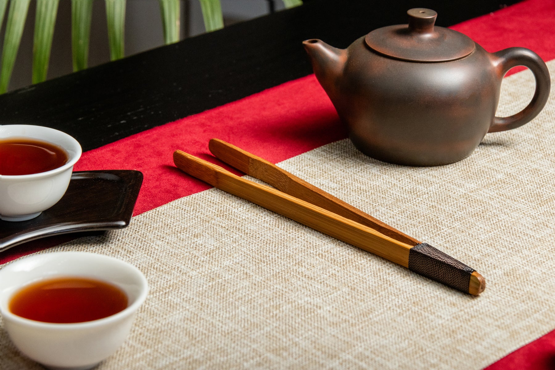 Aged Bamboo Tongs
