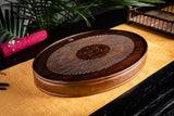 Fortune Heart Aged Bamboo Tea Tray (L)