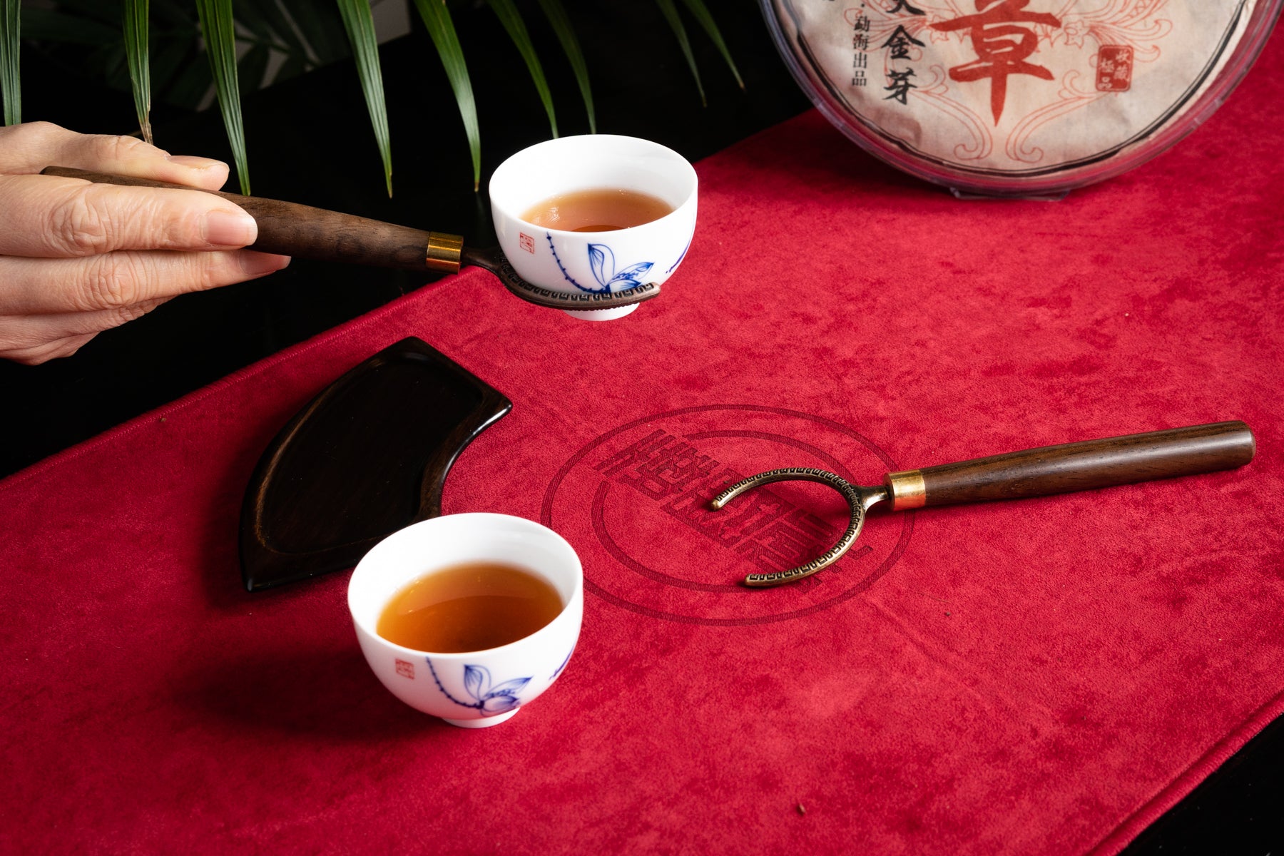 Tea Cup Scoop Wood Handle Cup Scoop