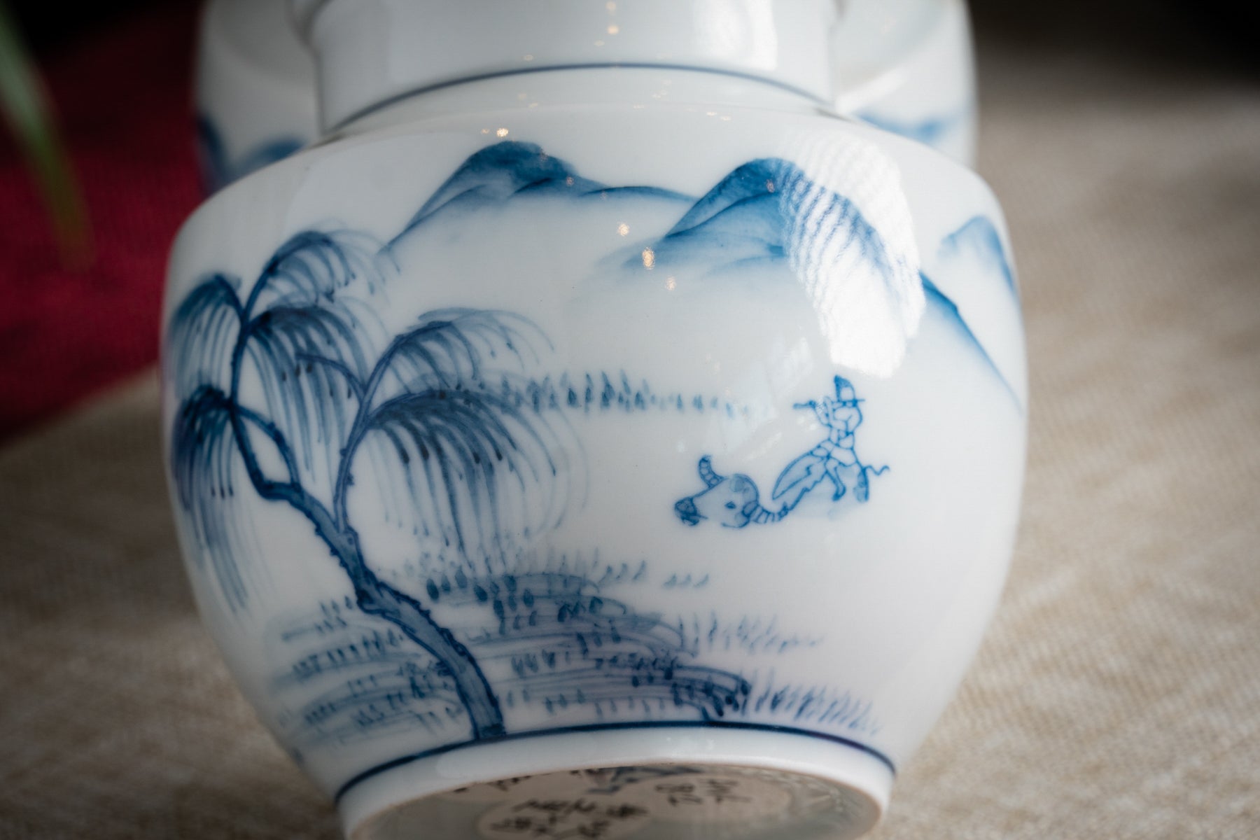Porcelain Canisters Fall (Caddy) set of two