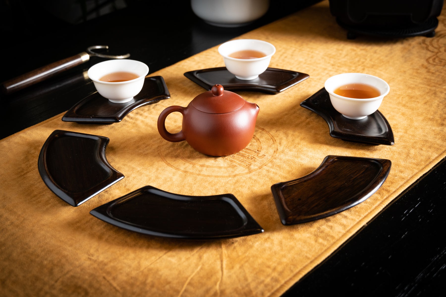 Wooden Coasters Fan Shape (Set of 6) 杯托