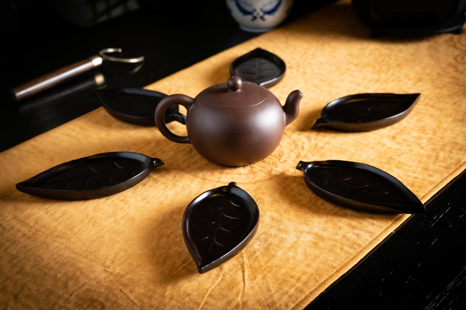Wooden Coasters Leaf Shape (Set of 6) 杯托