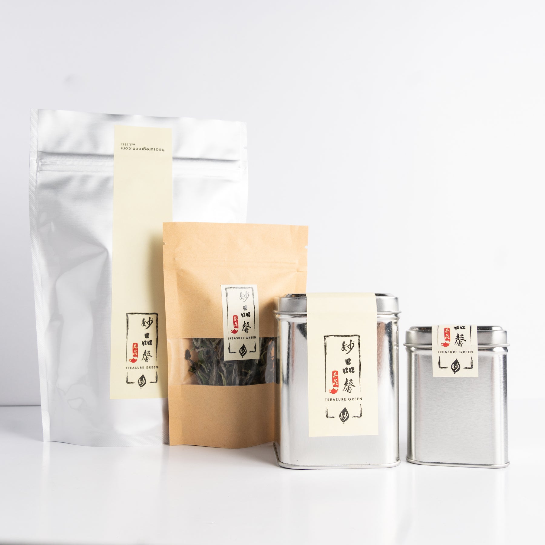 Treasure Green Herbal Tea Packaging
