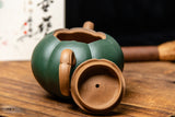 Yixing Terracotta Teapot Pumpkin
