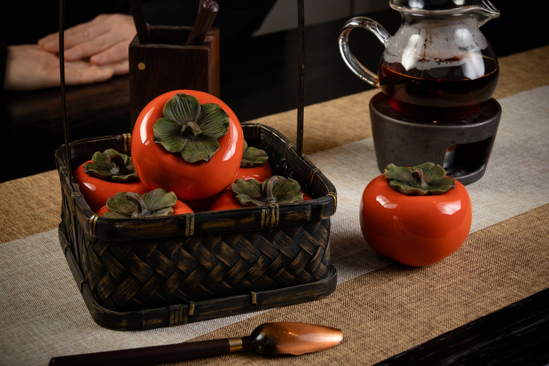 Persimmon Canister 茶葉罐柿子