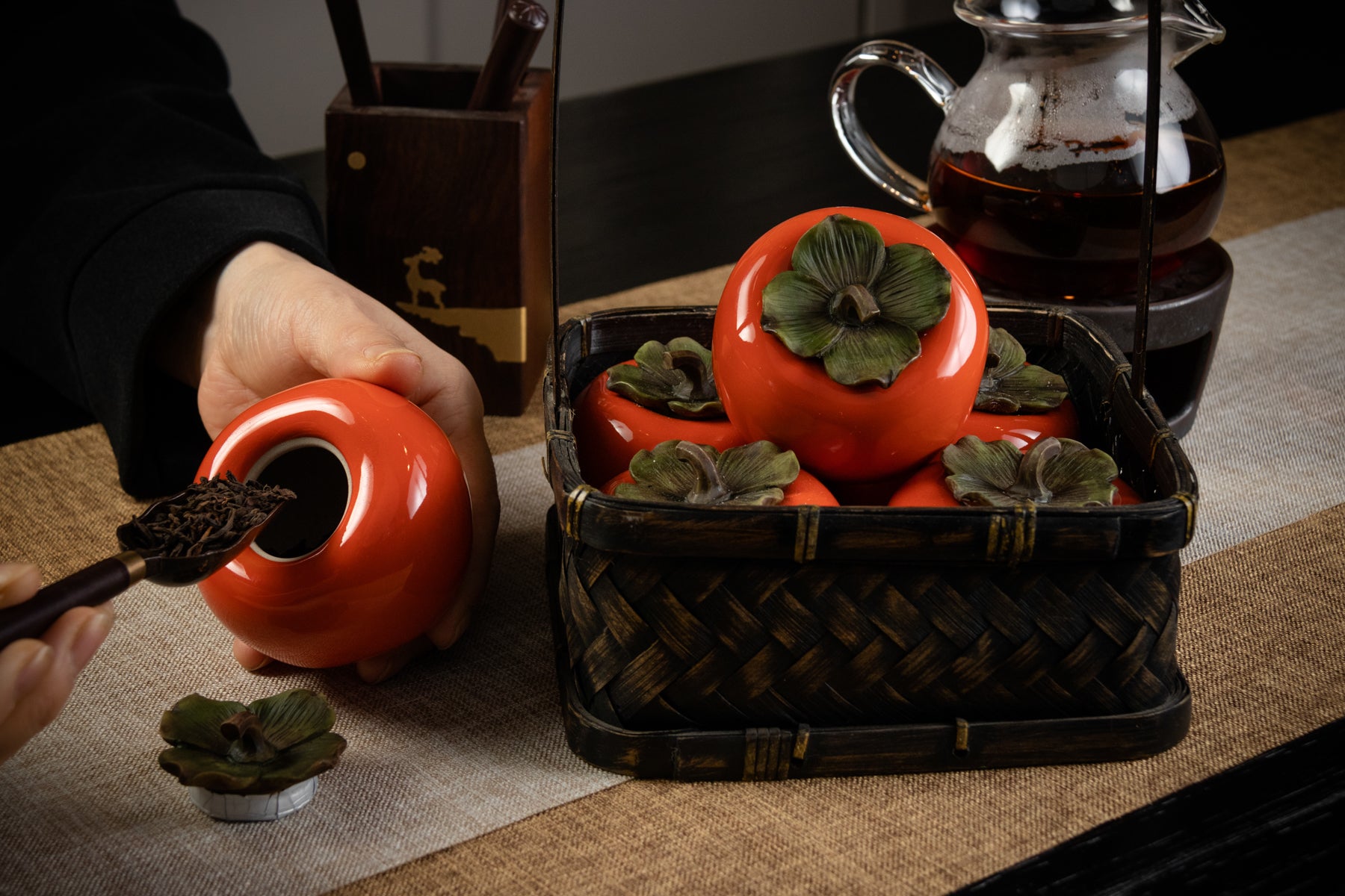Persimmon Canister 茶葉罐柿子