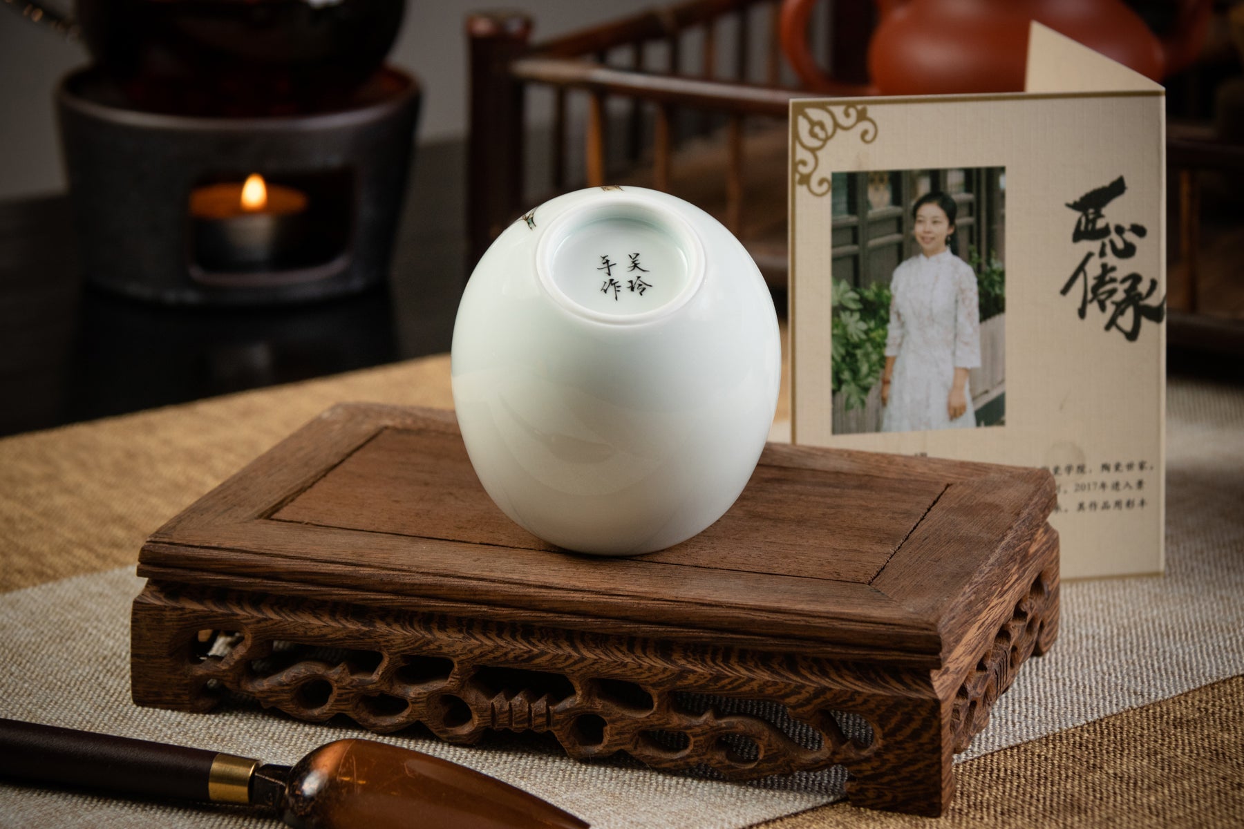 Handmade Jingdezhen Tea Cup 寧靜祥和