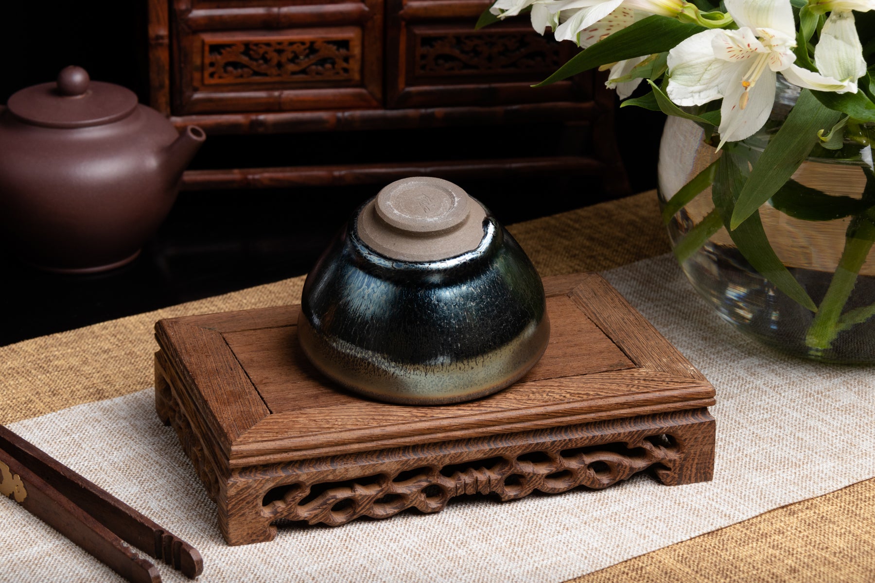 JianZhan Cup (Indigo) 建盞大杯 - 藍