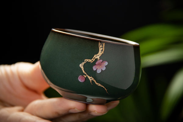 Cherry Blossom Green Cup 官窑梅子青 陶瓷杯