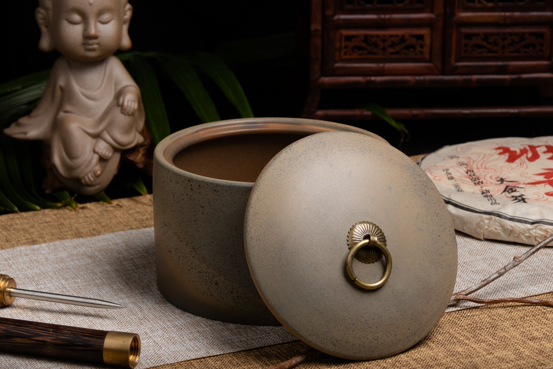 Terracotta Canister 柴燒紫砂茶葉罐