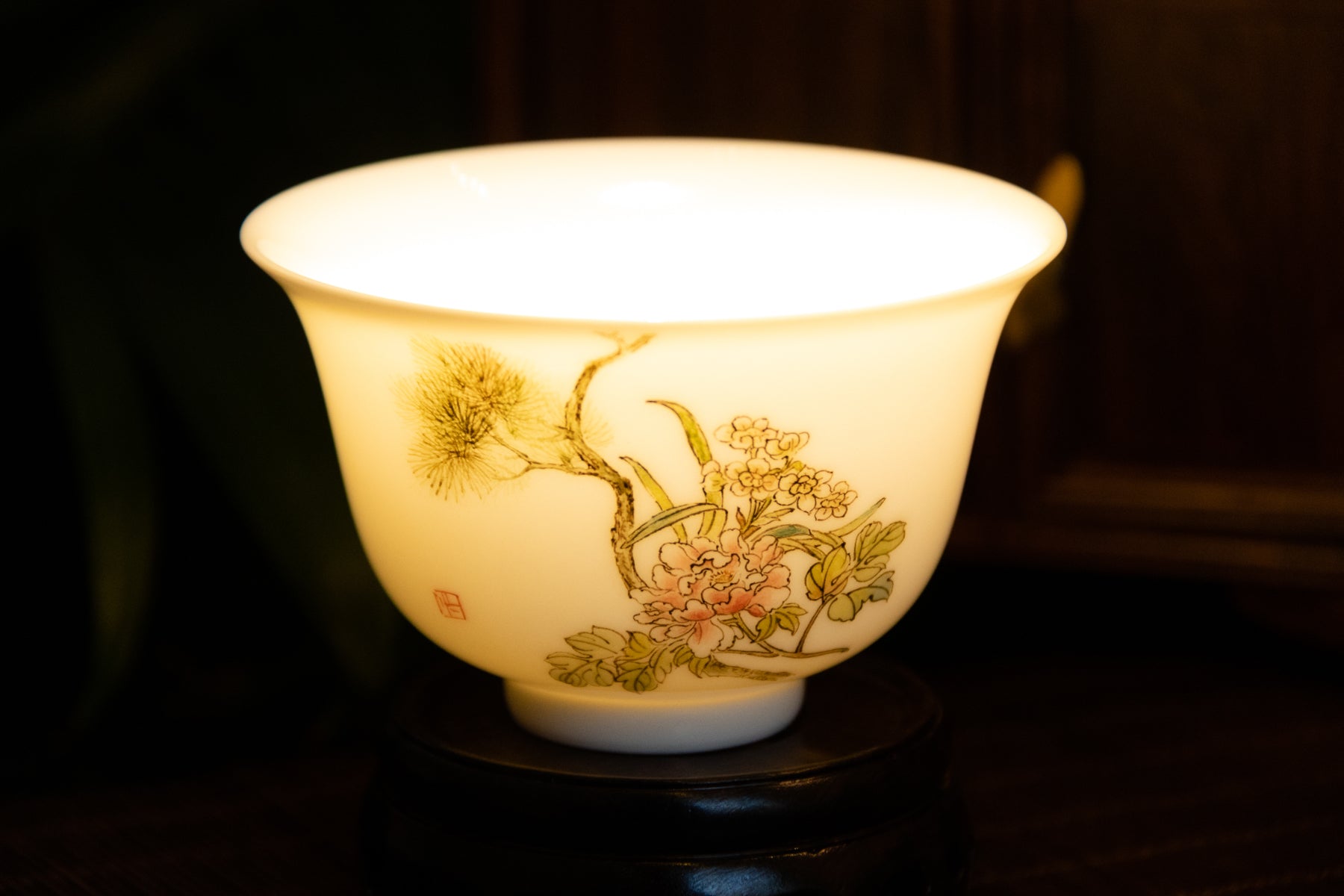 Longevity Charm Gaiwan 兩才小圓蓋(富貴長壽)
