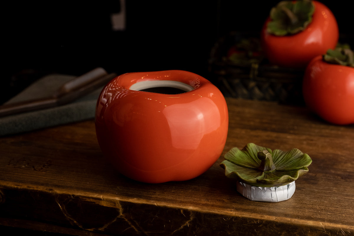 Persimmon Canister (L) 茶叶罐柿子