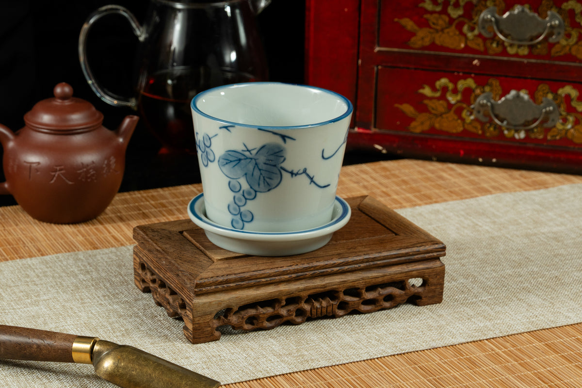 Grape Tea Cup with Lid 葡萄主人杯