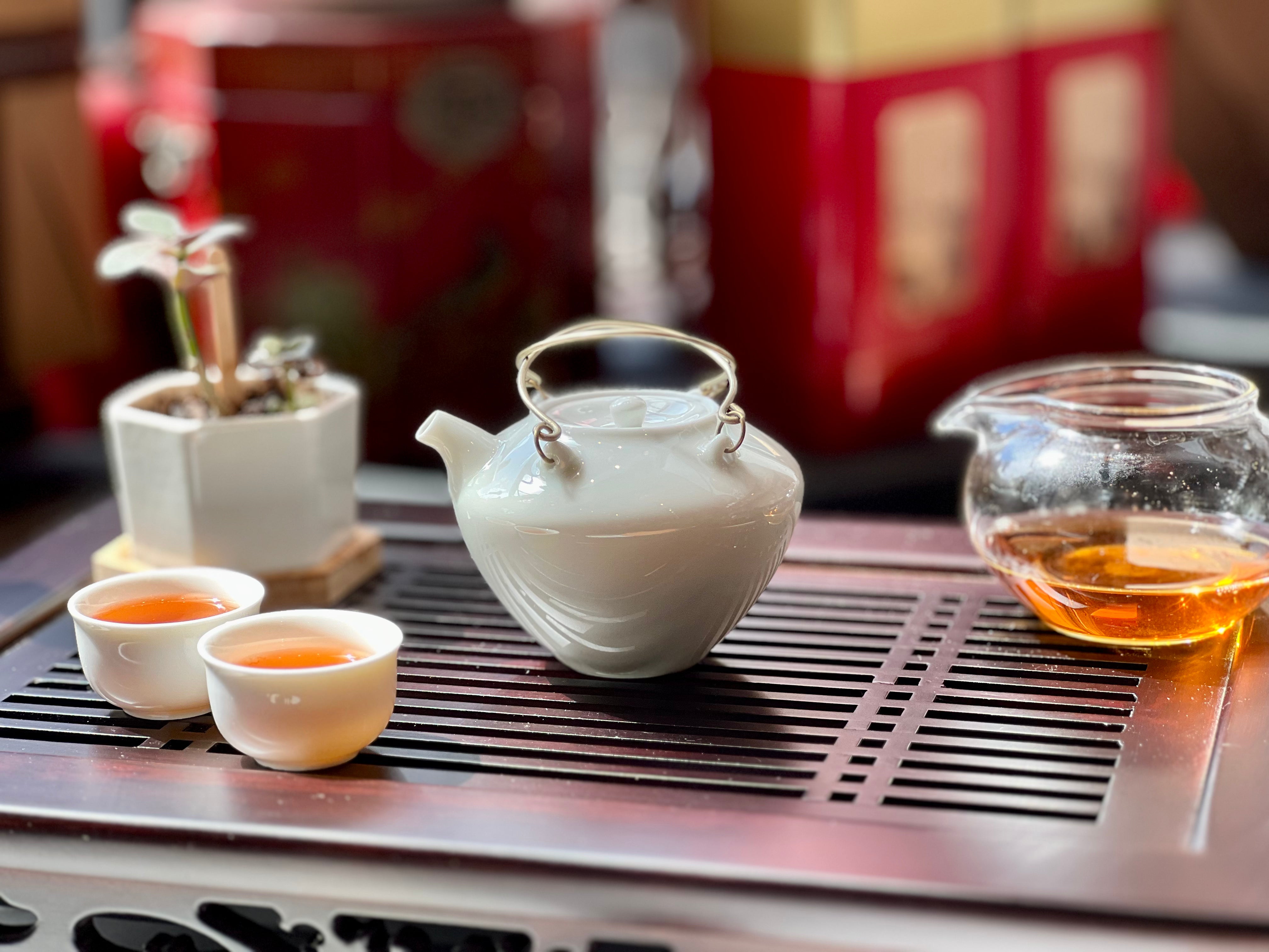 Khaki Cream Glazed Teapot 岩石釉茶壶