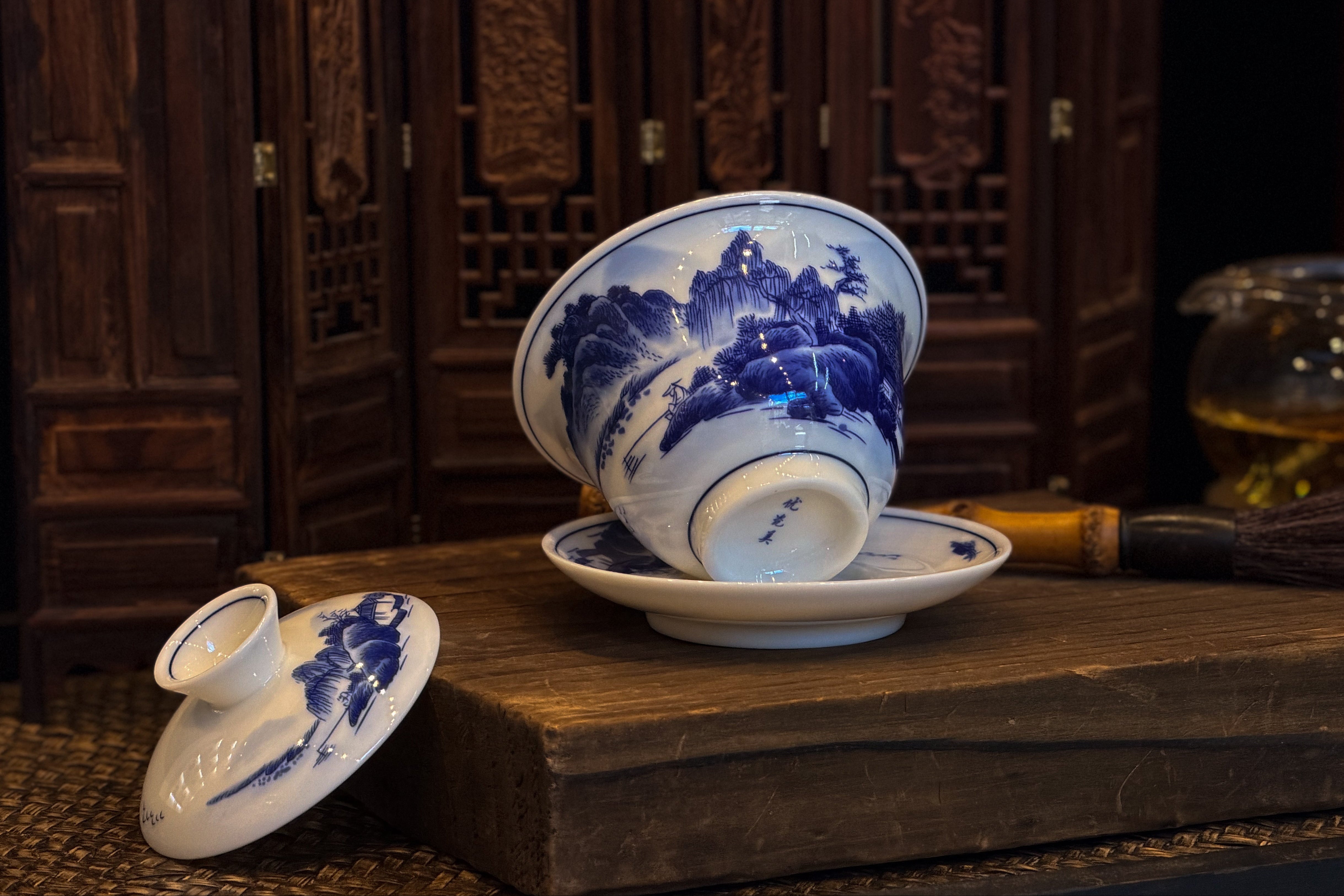 Jiangnan Water Town Gaiwan 蓋碗