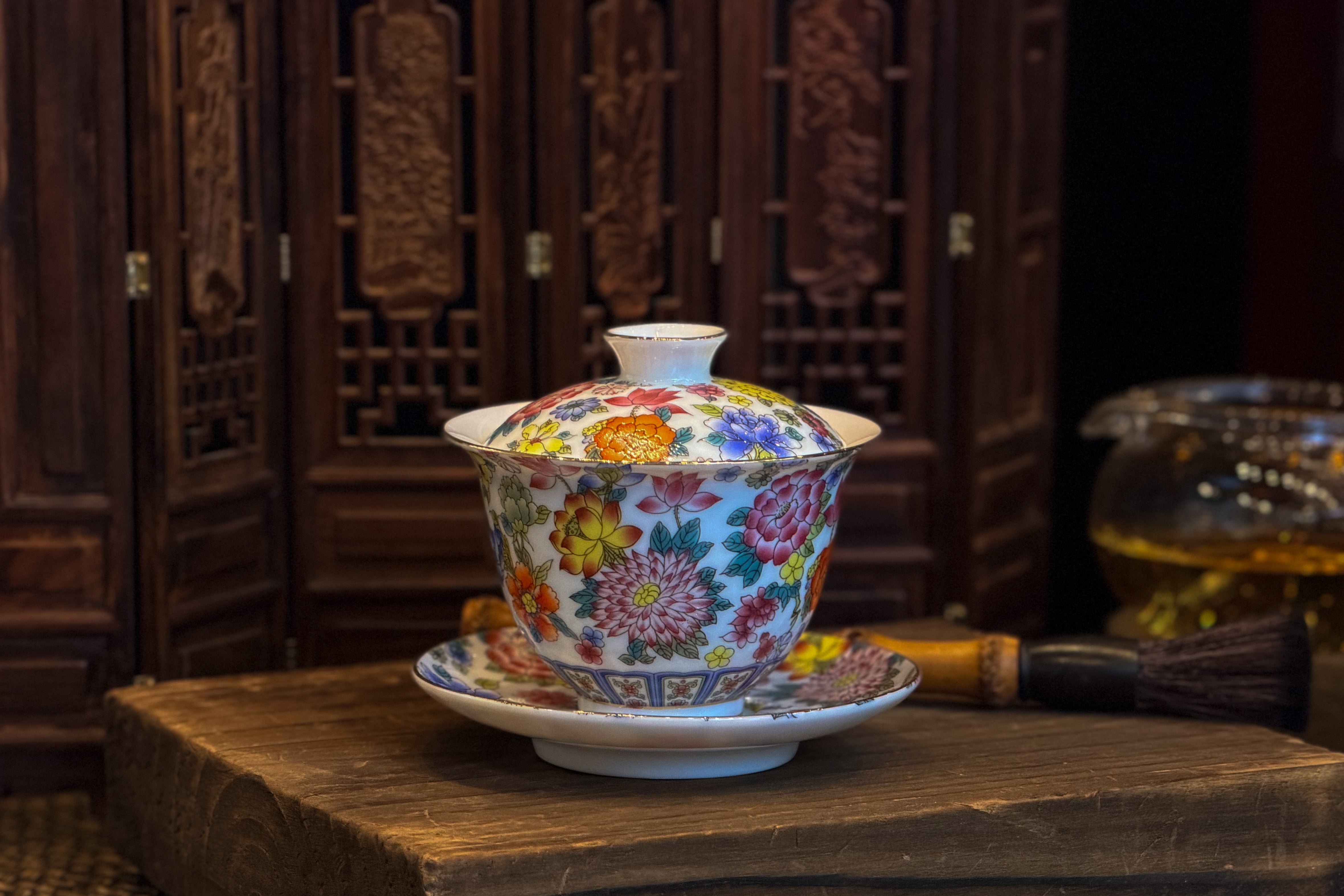 Famille Rose Gaiwan 粉彩蓋碗