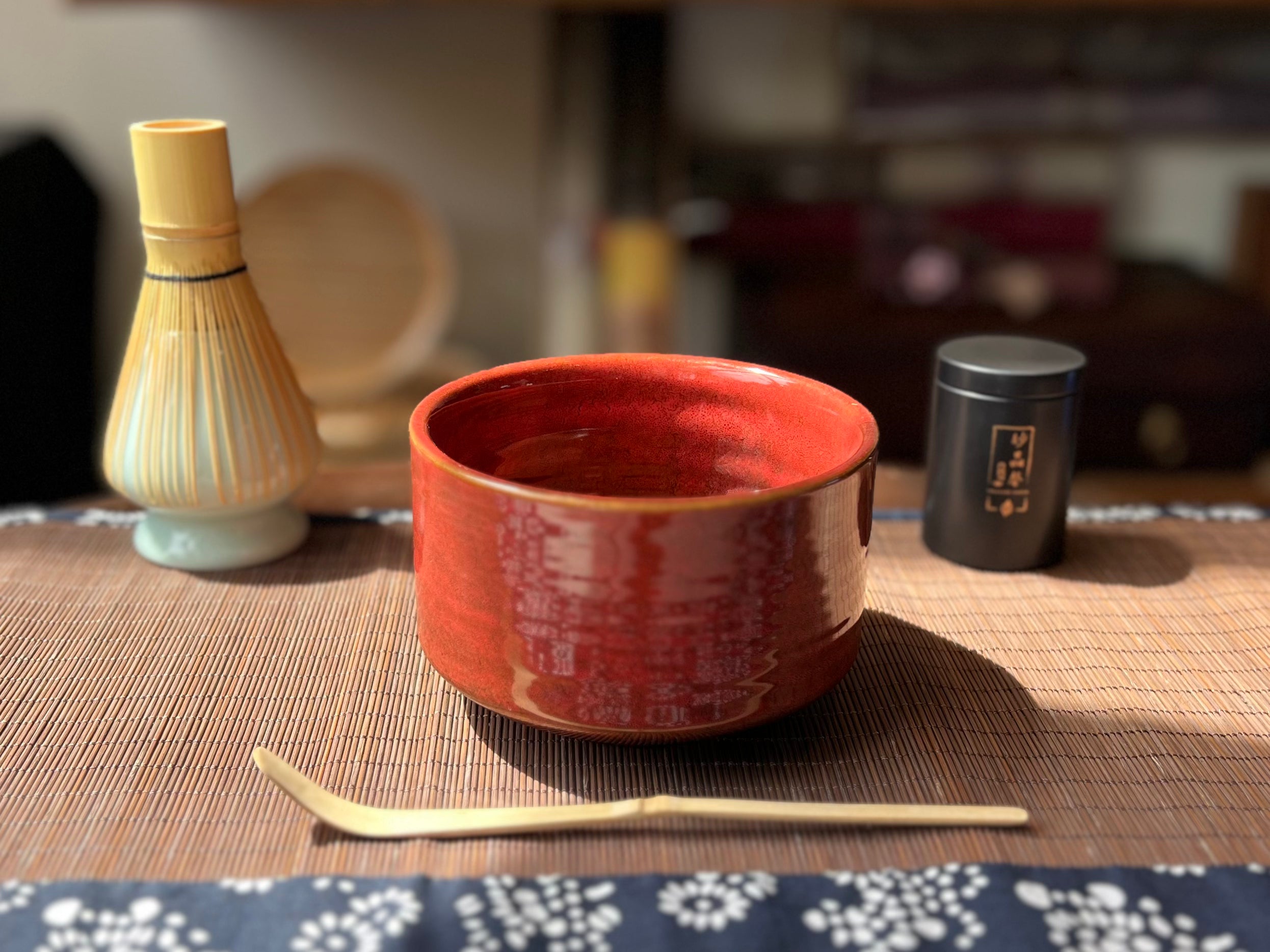 Kiln Red Matcha Bowl – No-Spout Design 窑夑紅 - 無嘴型茶碗