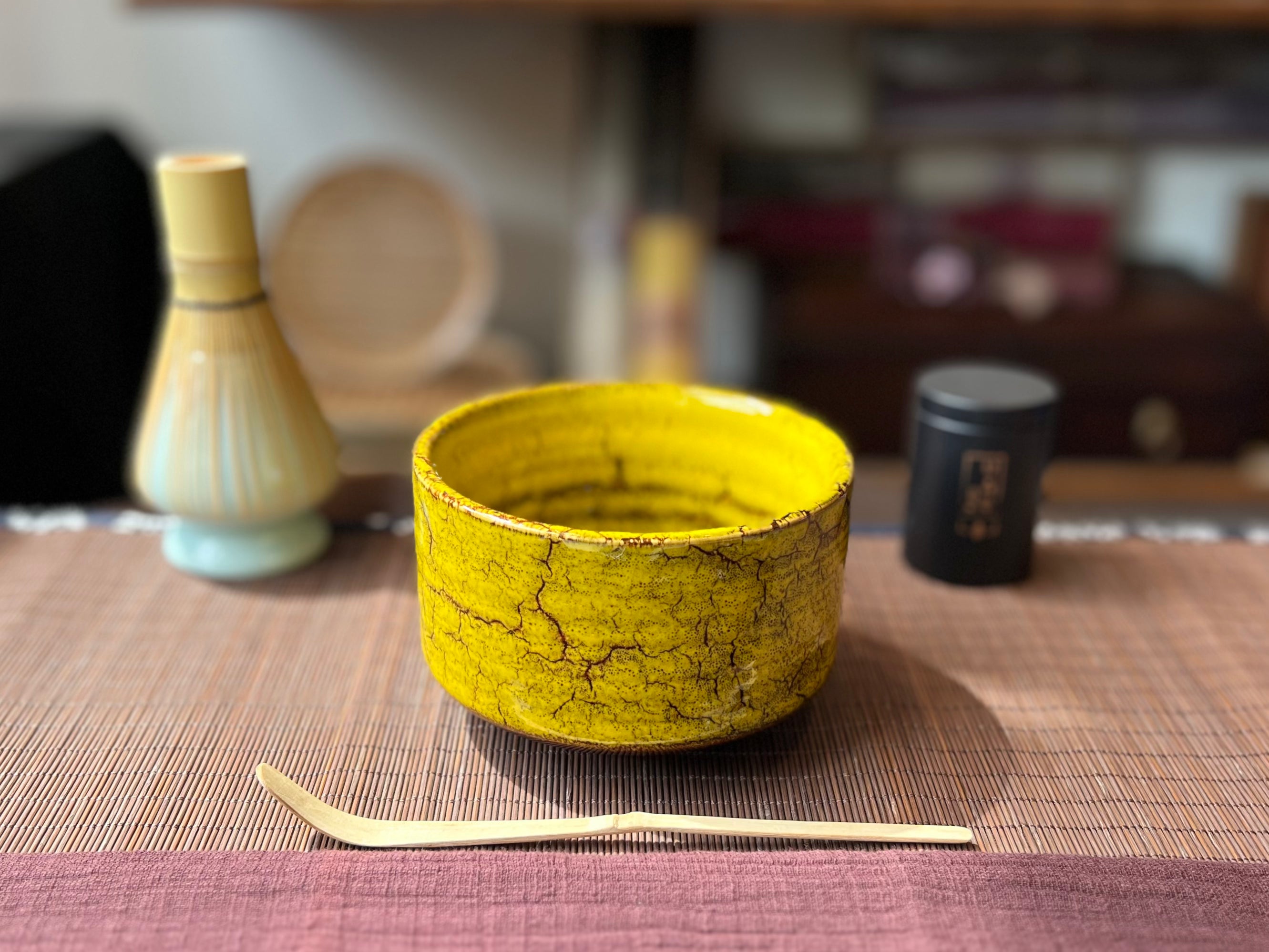 Kiln Yellow Matcha Bowl – No-Spout Design 窑夑黃 - 無嘴型茶碗