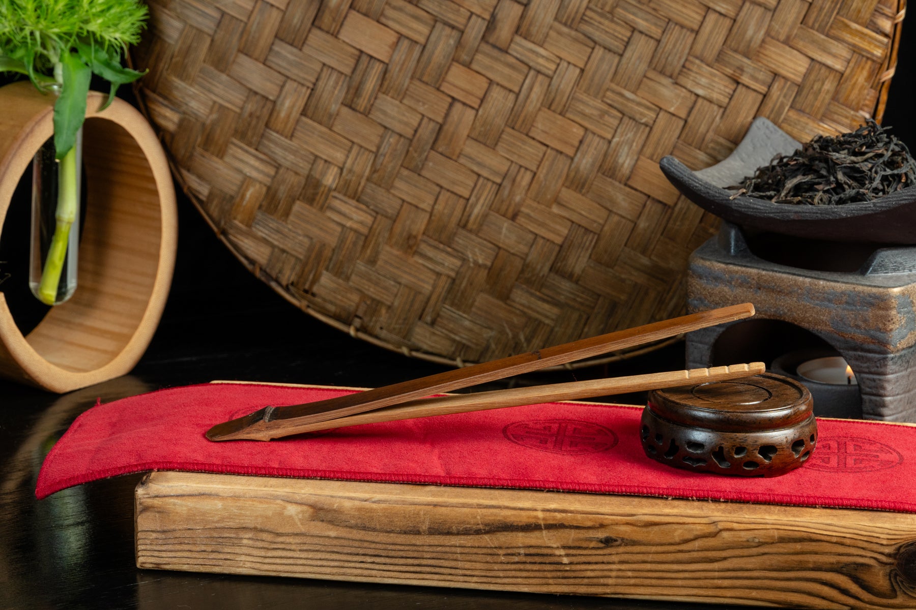 Aged Bamboo Tongs 老竹茶夾
